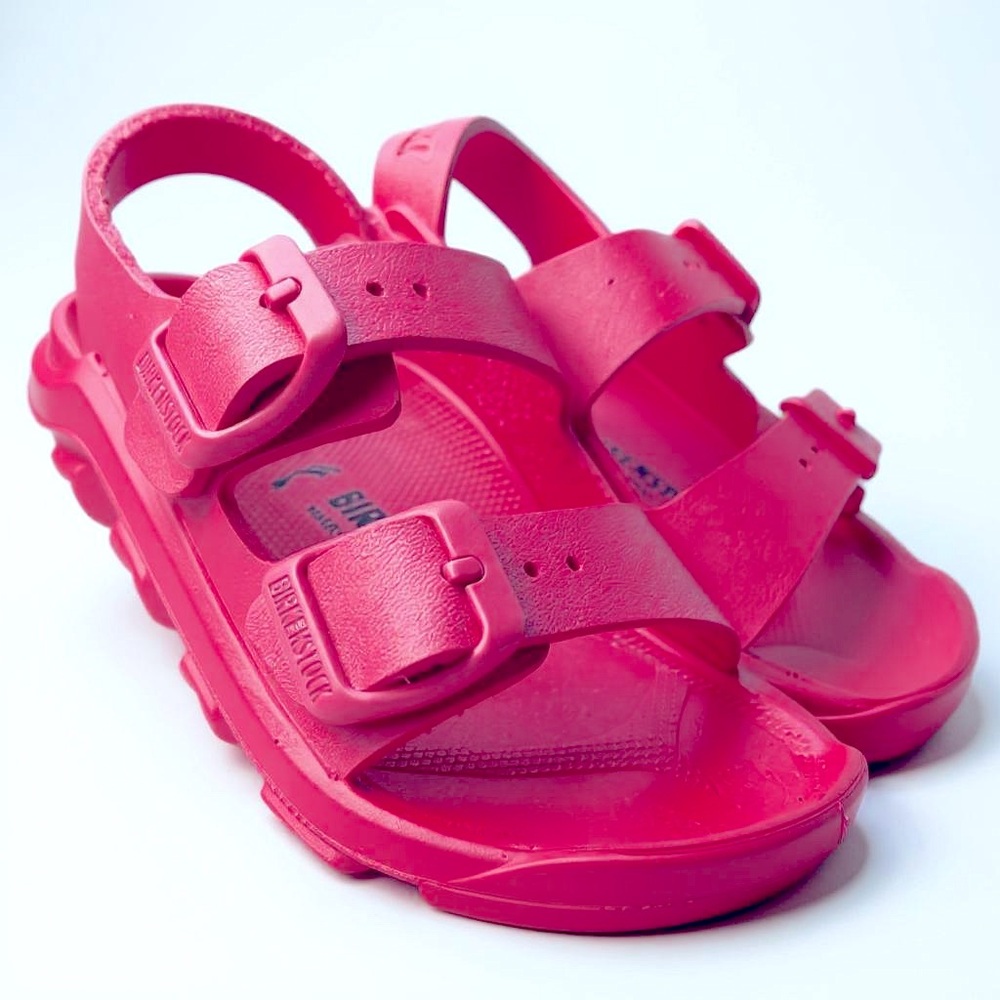 💕NWT: Neon Hot Pink Birkenstock Kids' Mogami Sandals 8-8.5 (kids)